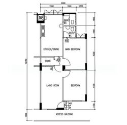 Blk 103 Eunos Vista (Bedok), HDB 3 Rooms #605453091